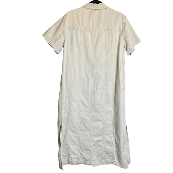 Size 18 Venezia Jeans Clothing Co. Khaki Button Down Dress - Picture 2 of 5